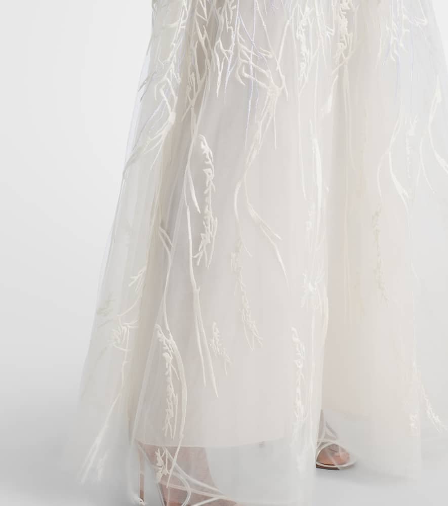 Elie Saab Bridal embroidered tulle gown