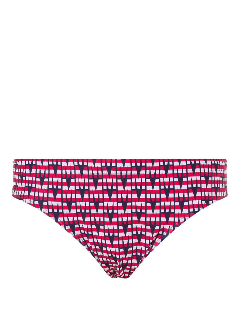 Patterned swim briefs - Red