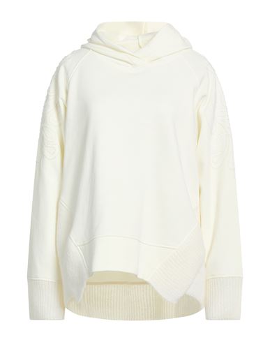 Woman Sweatshirt Cream Size L Cotton, Polyester, Acrylic, Polyamide, Mohair wool