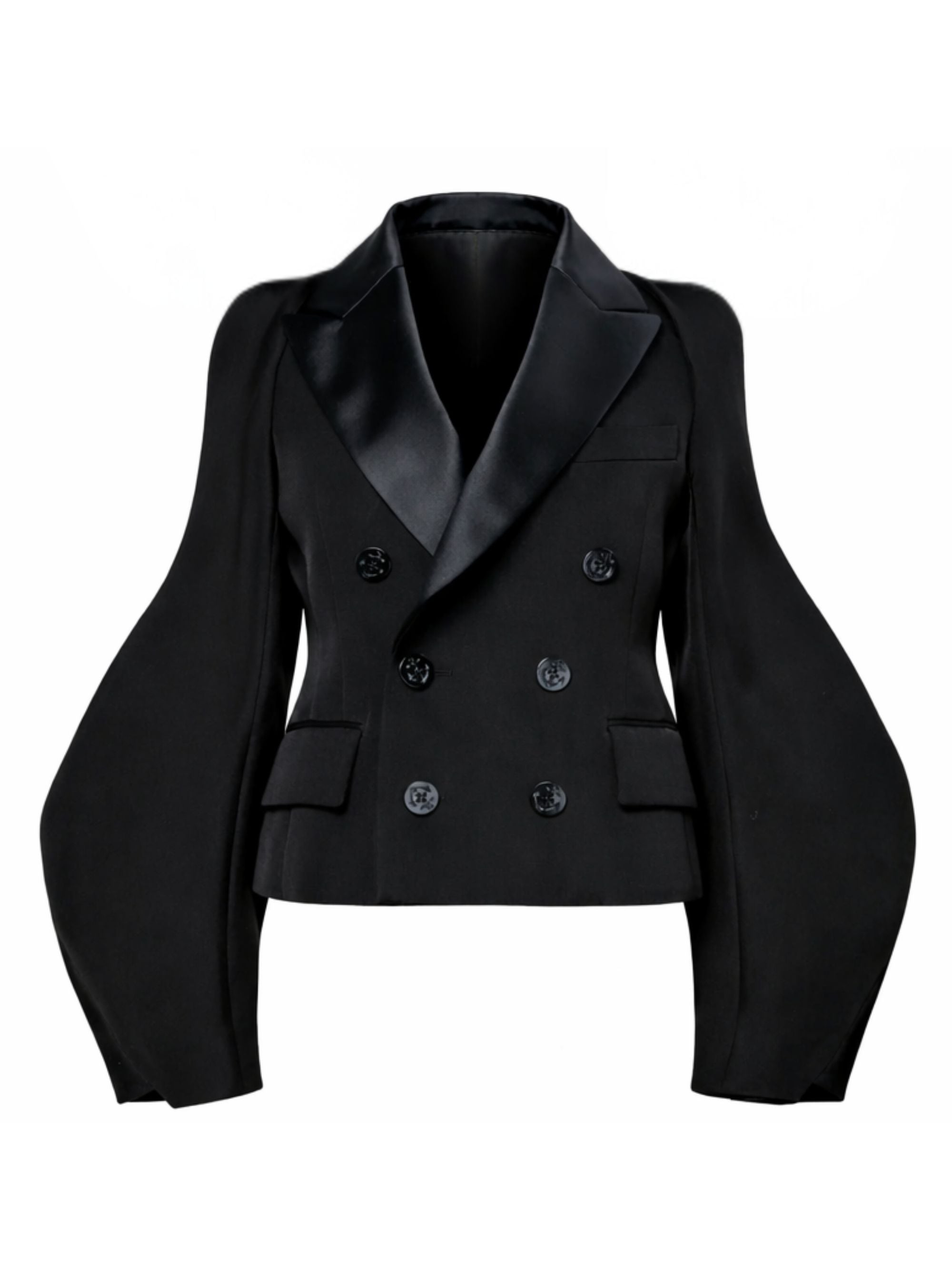 Double-Faced Double-Breasted Jacket