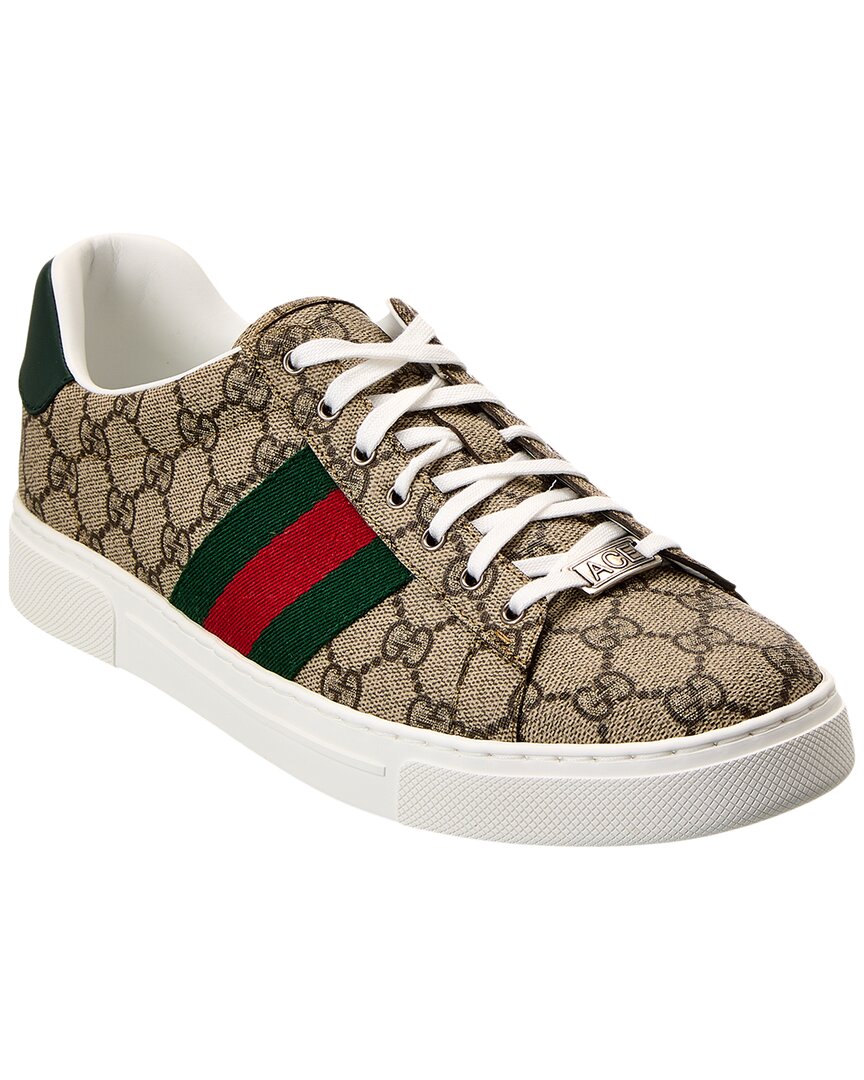 Ace Web Gg Supreme Canvas & Leather Sneaker
