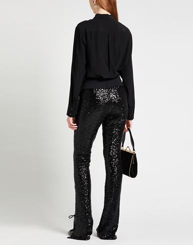 Woman Pants Black Size 8 Polyamide, Elastane, Viscose