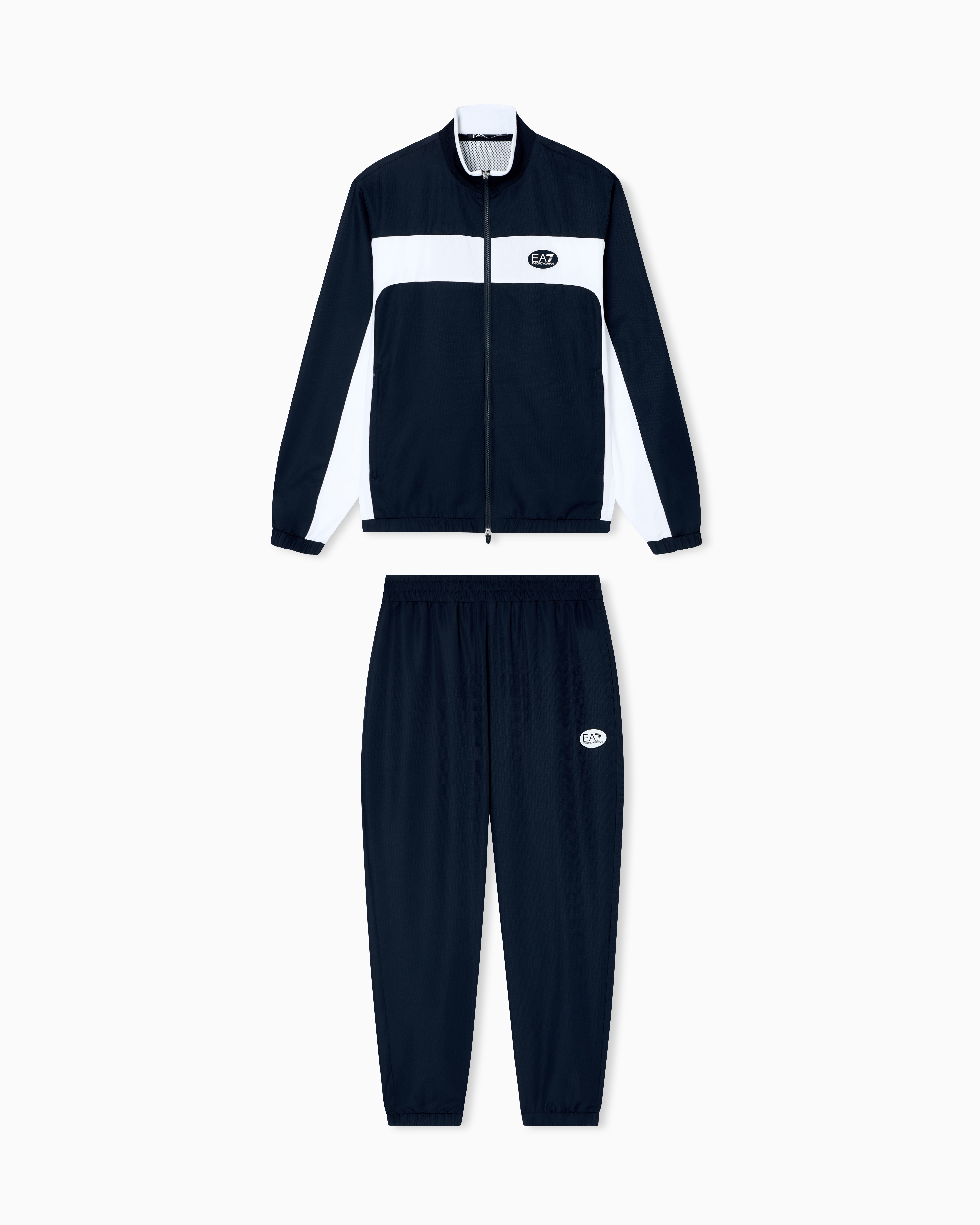 Pro tennis tracksuit in VENTUS7 colour block technical fabric