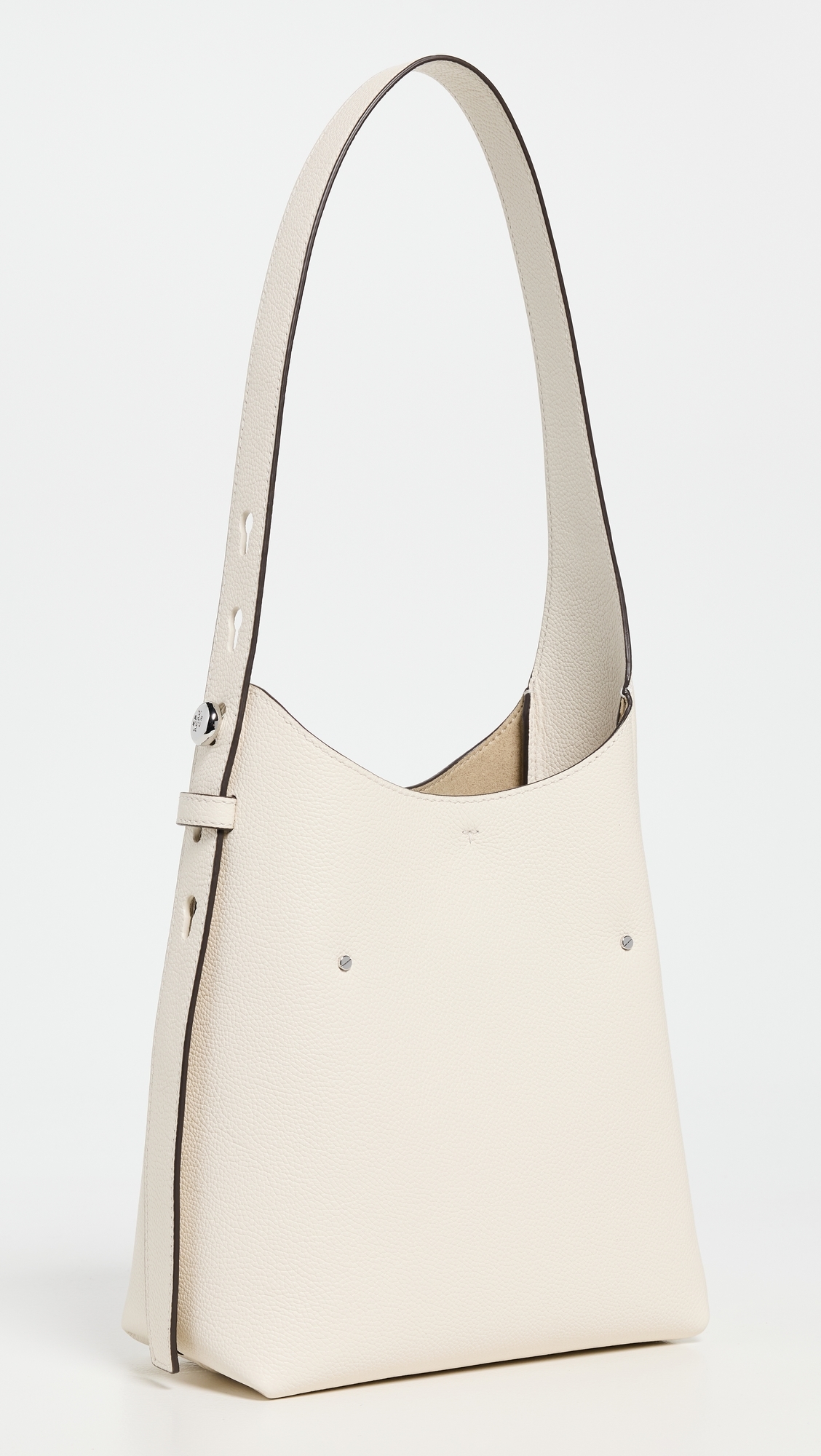 Tory Burch Romy Small Hobo Bag Light Cream One Size