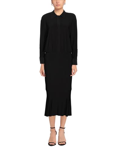Woman Midi dress Black Size 4 Polyester, Elastane
