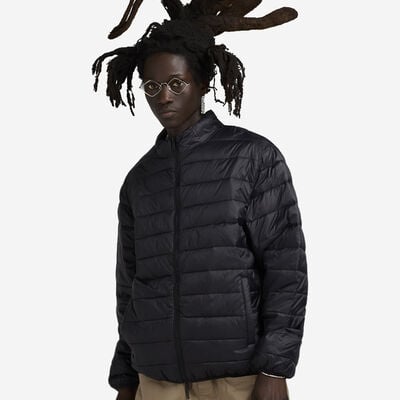 Men's Puffer Jacket in Black