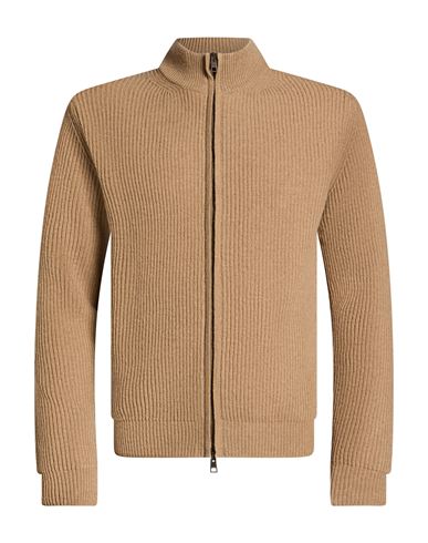 Man Cardigan Camel Size S Wool, Cashmere
