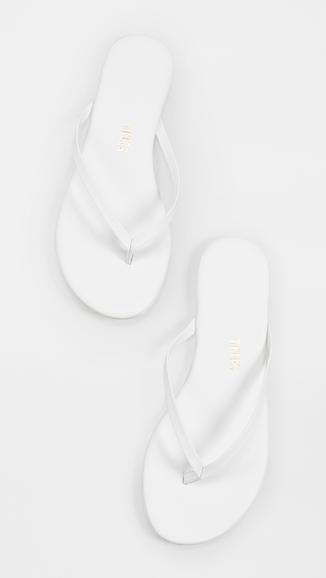 Solids Flip Flops No. White