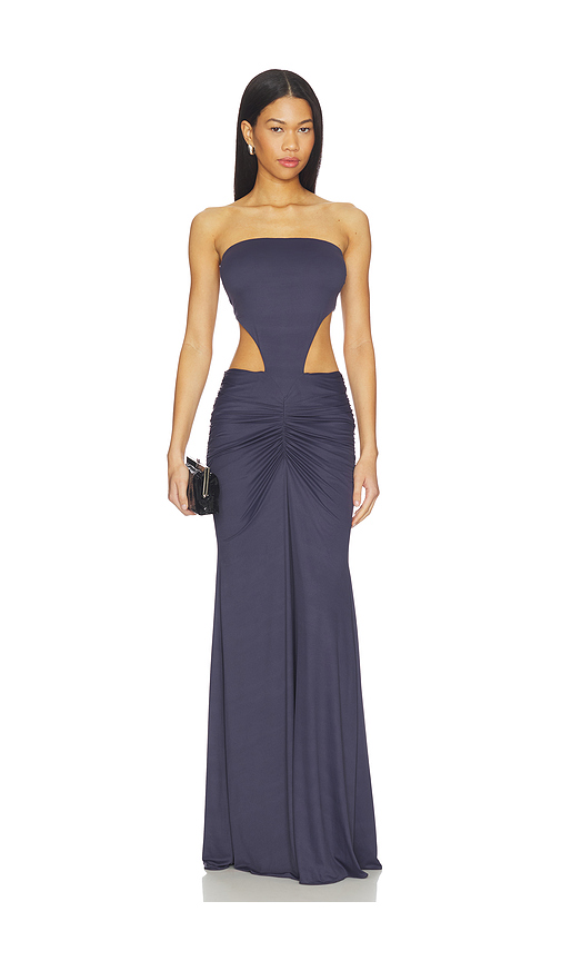 Aniye Records Zelda Band Dress in Charcoal. S. Also in XS