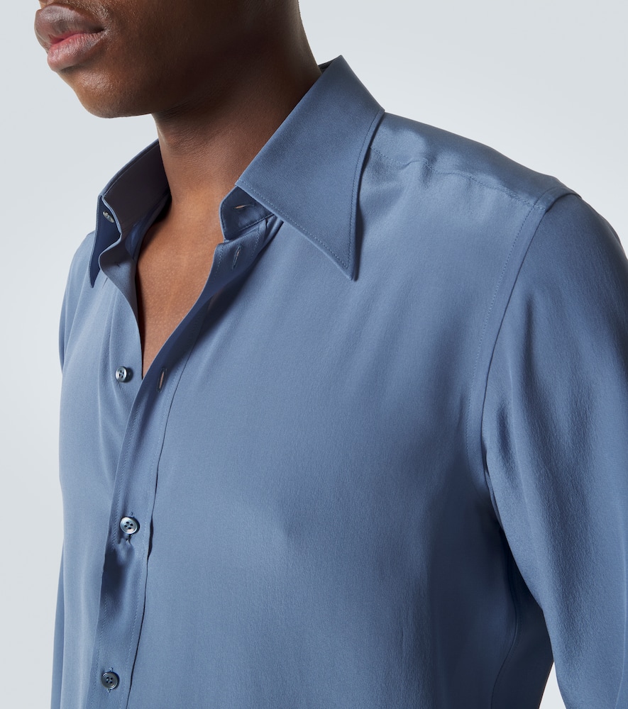Silk crêpe shirt