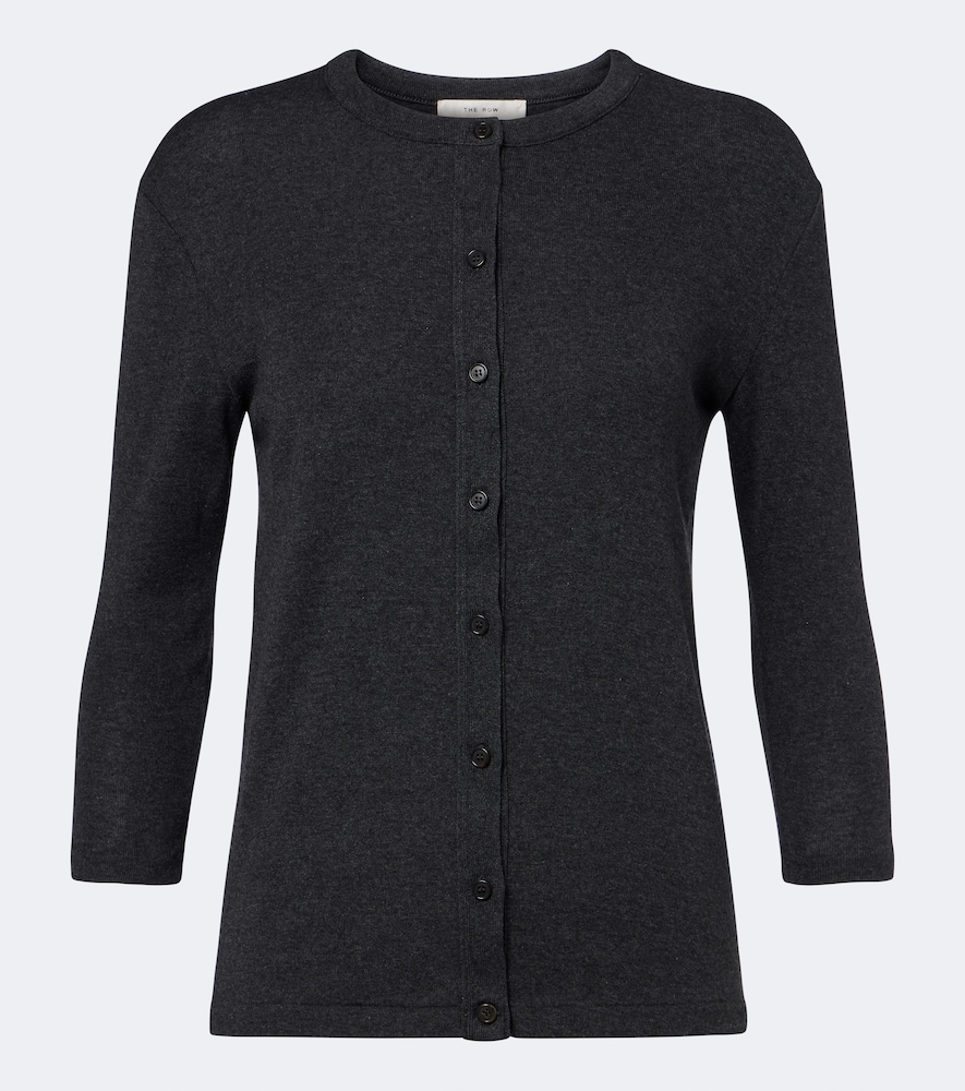Alena cotton, cashmere, and silk cardigan