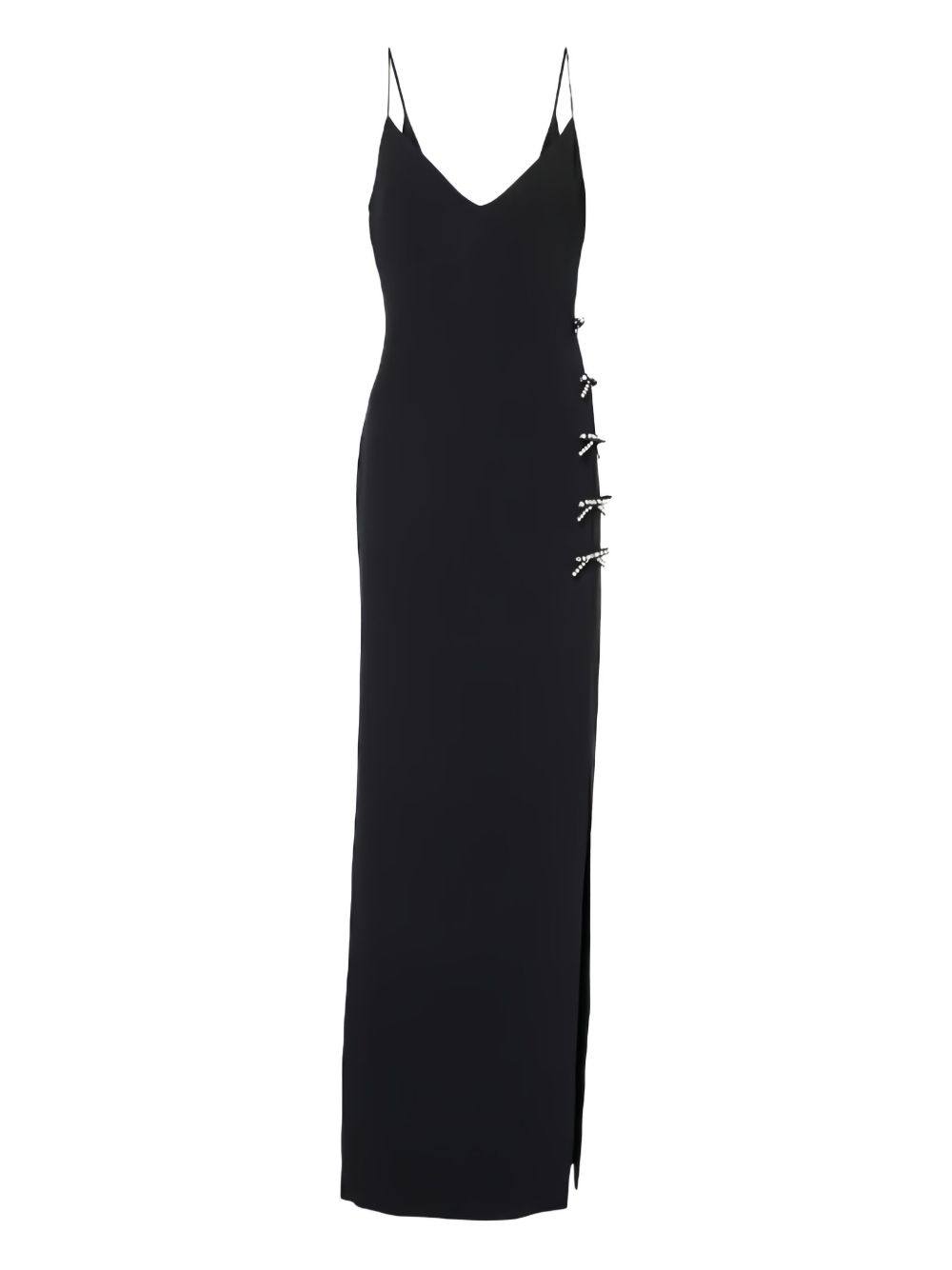Elie Saab bow-embellished gown - Black