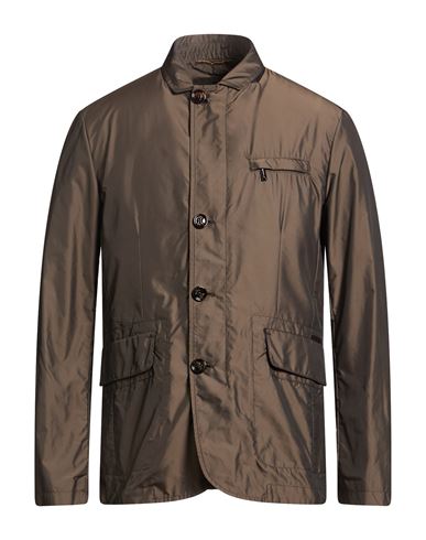 Man Jacket Khaki Size 40 Polyester