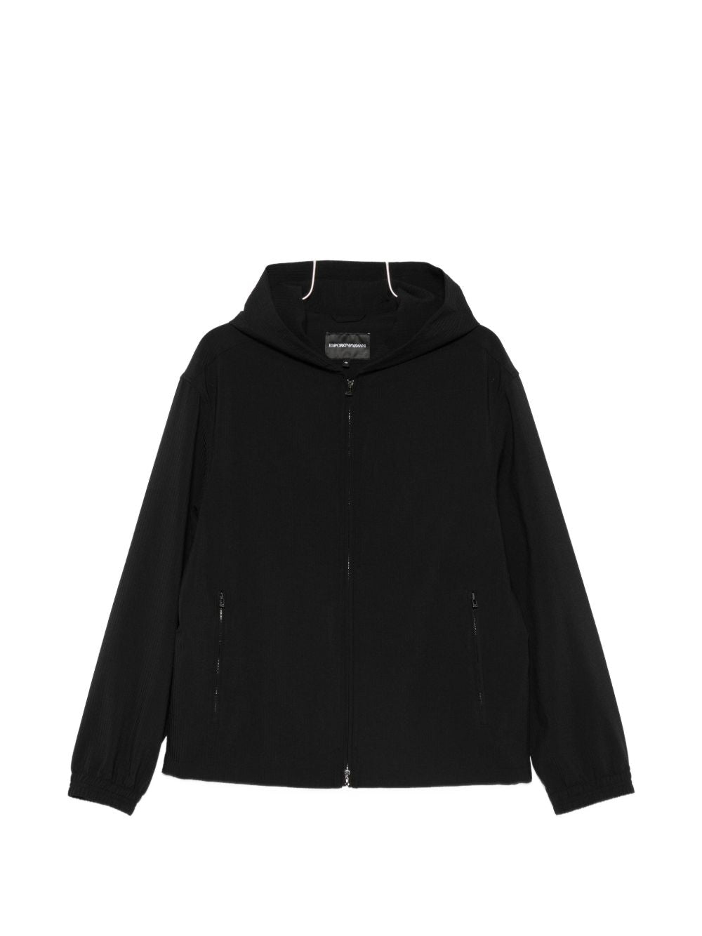Hooded blouson jacket