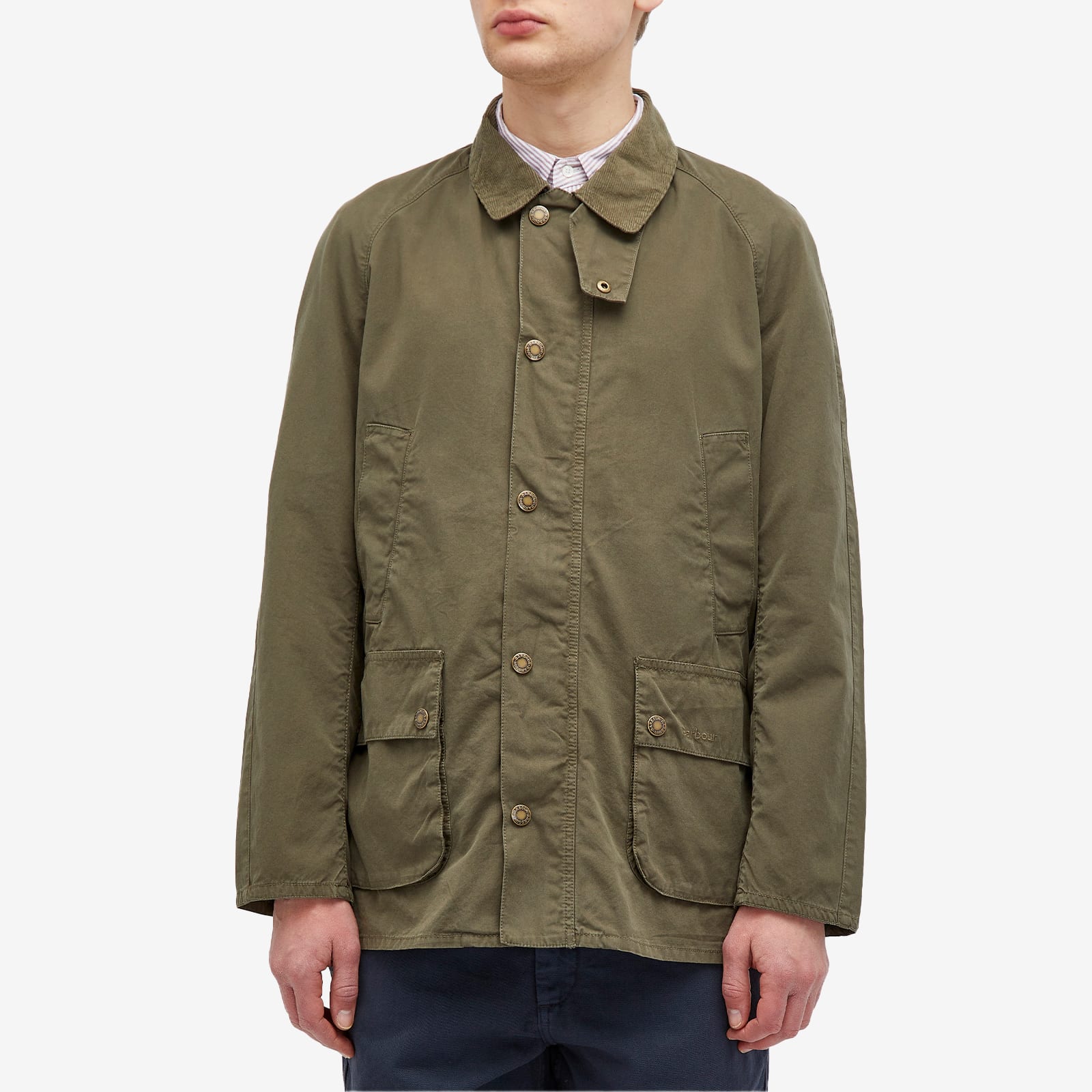 Men's Ashby Casual Jacket in Olive