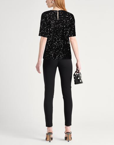 Woman Top Black Size 4 Polyester