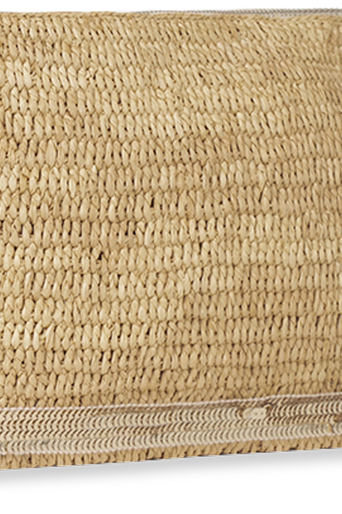 Raffia and Sequins Clutch
