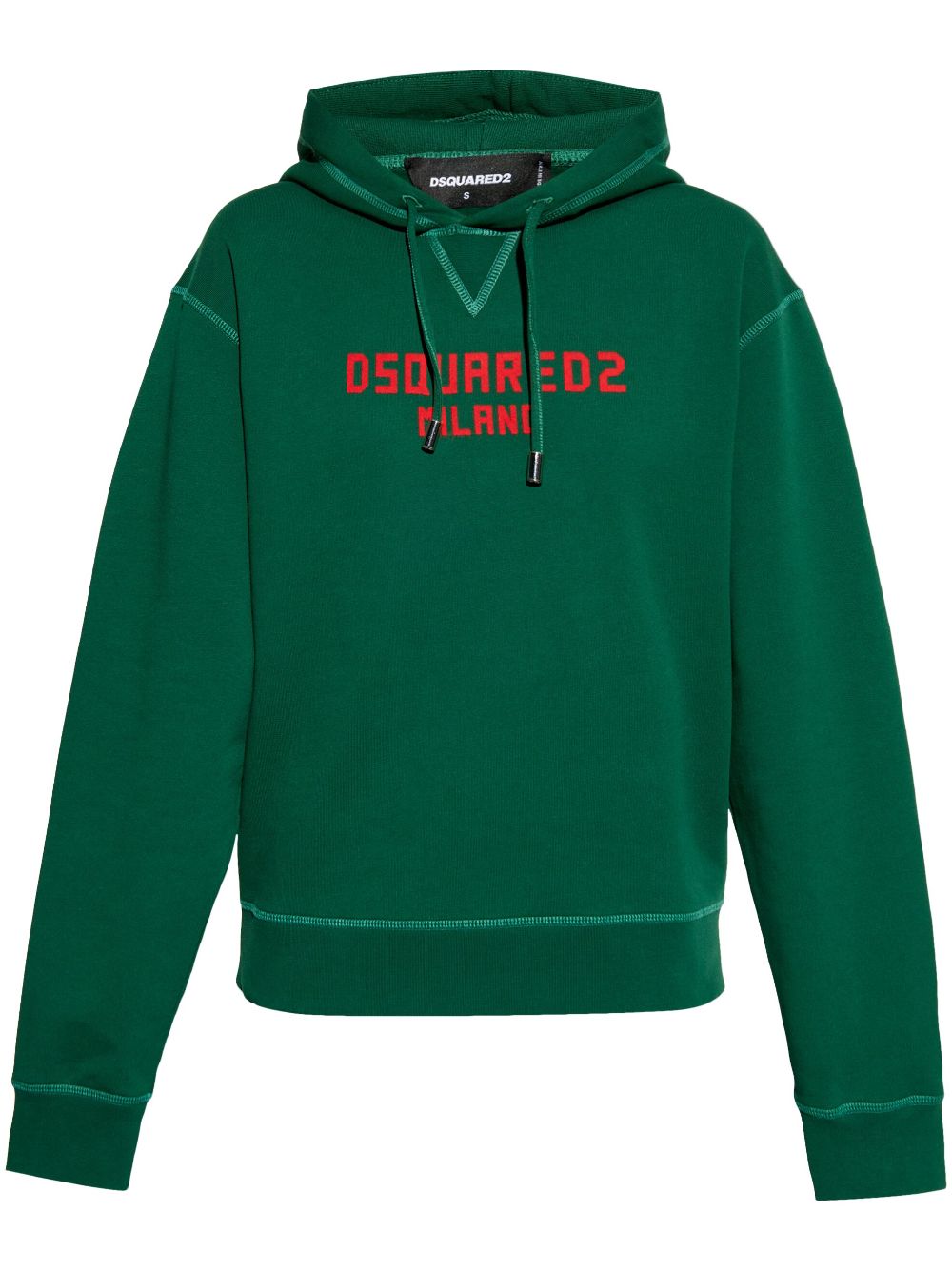 Printed hoodie - Green