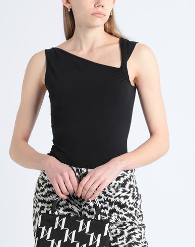 Feminine Body Woman Bodysuit Black