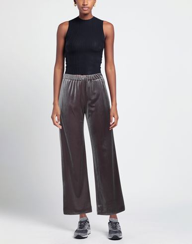 Woman Pants Grey Size 4 Polyester, Elastane
