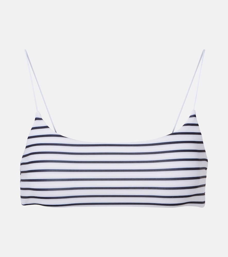 Micro Muse striped bikini top