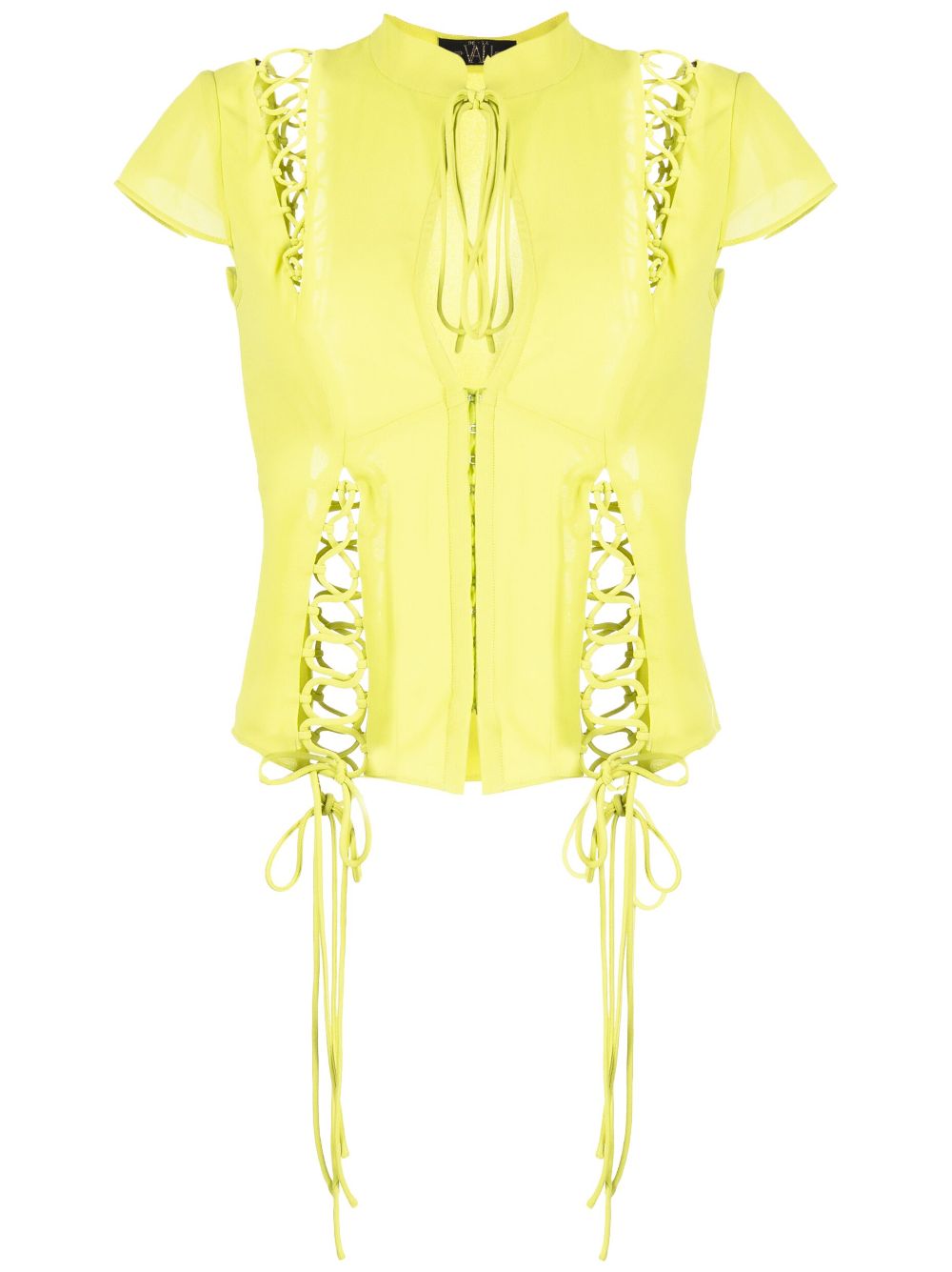 Trapeze short-sleeve top - Green