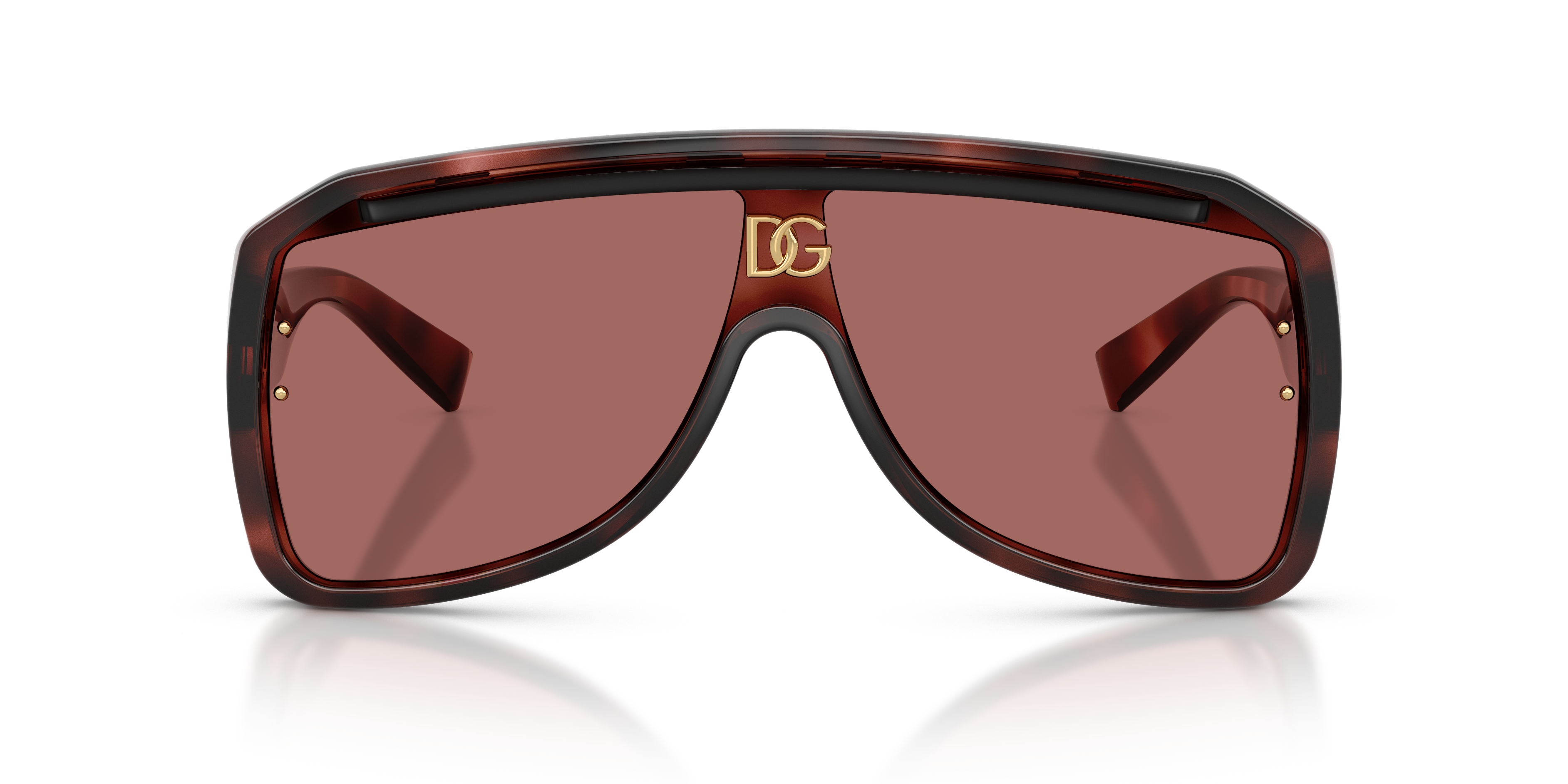 Dolce & Gabbana Unisex Dolce & Gabbana DG6205 347669 Sunglasses Injected Turtle Violet Pilot Norma
