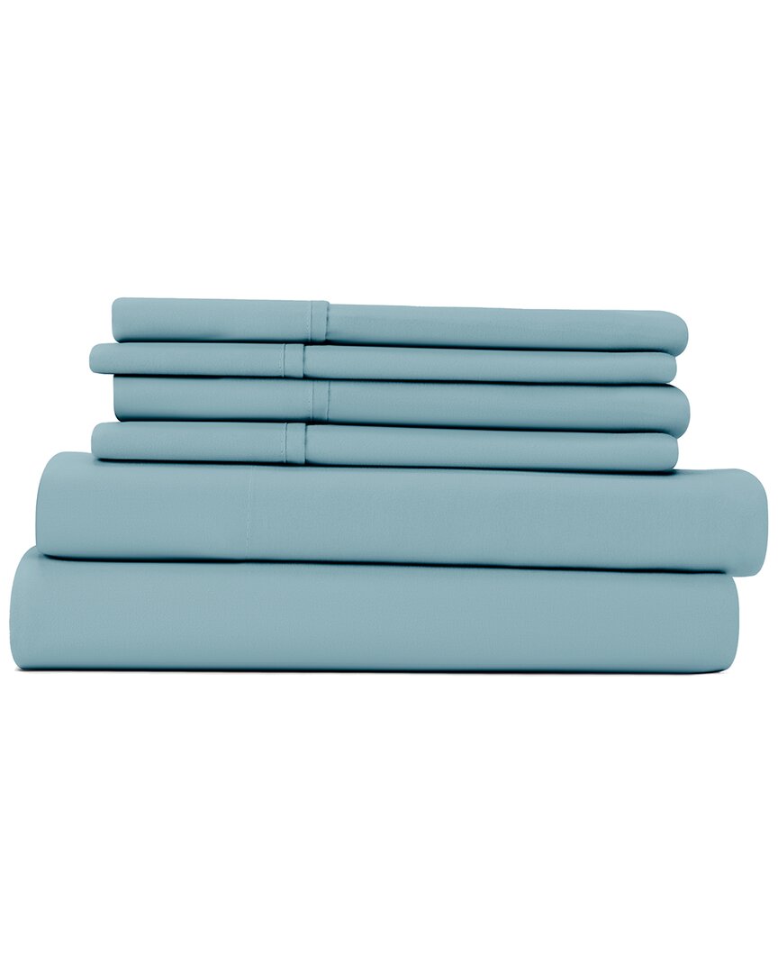 Luxury Ultra Soft 6Pc Solid Bed Sheet Set