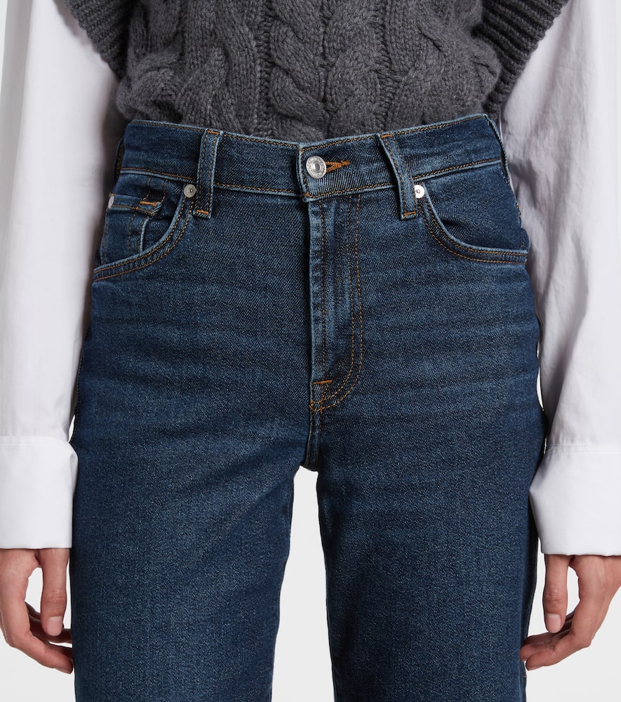 Stovepipe Straight mid-rise straight jeans