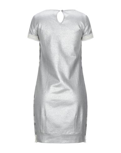Woman Mini dress Light grey Size 4 Virgin Wool, Polyester, Acrylic, Polyamide, Cotton