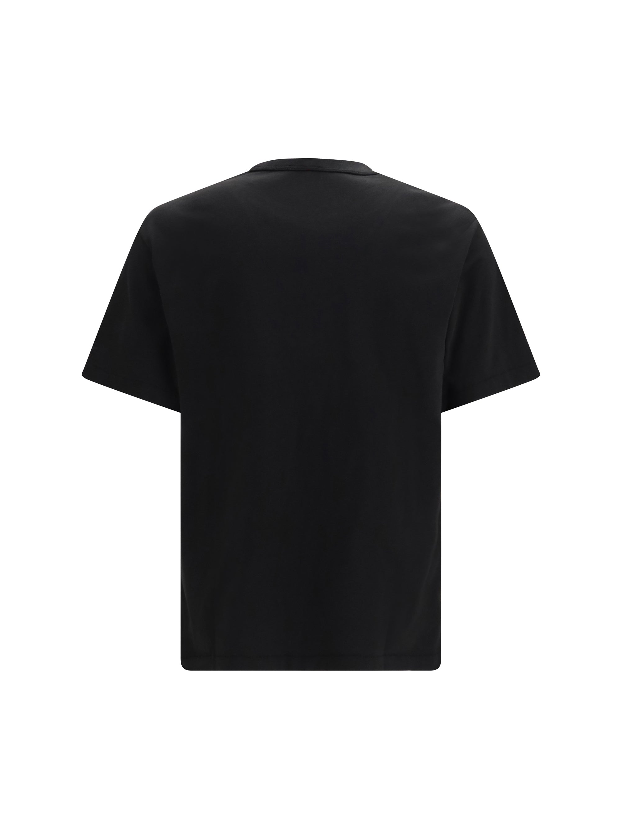 Jumping Tiger Embroidered T-Shirt — Black