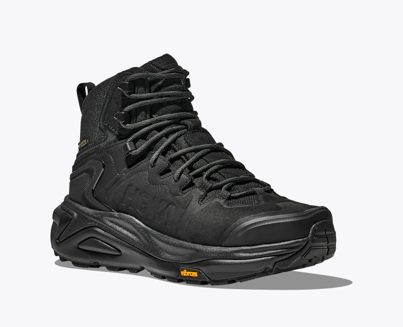 HOKA Women's Kaha 3 GTX Shoes in Black/Black