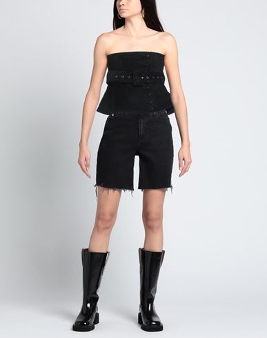 Woman Top Black Size M Cotton