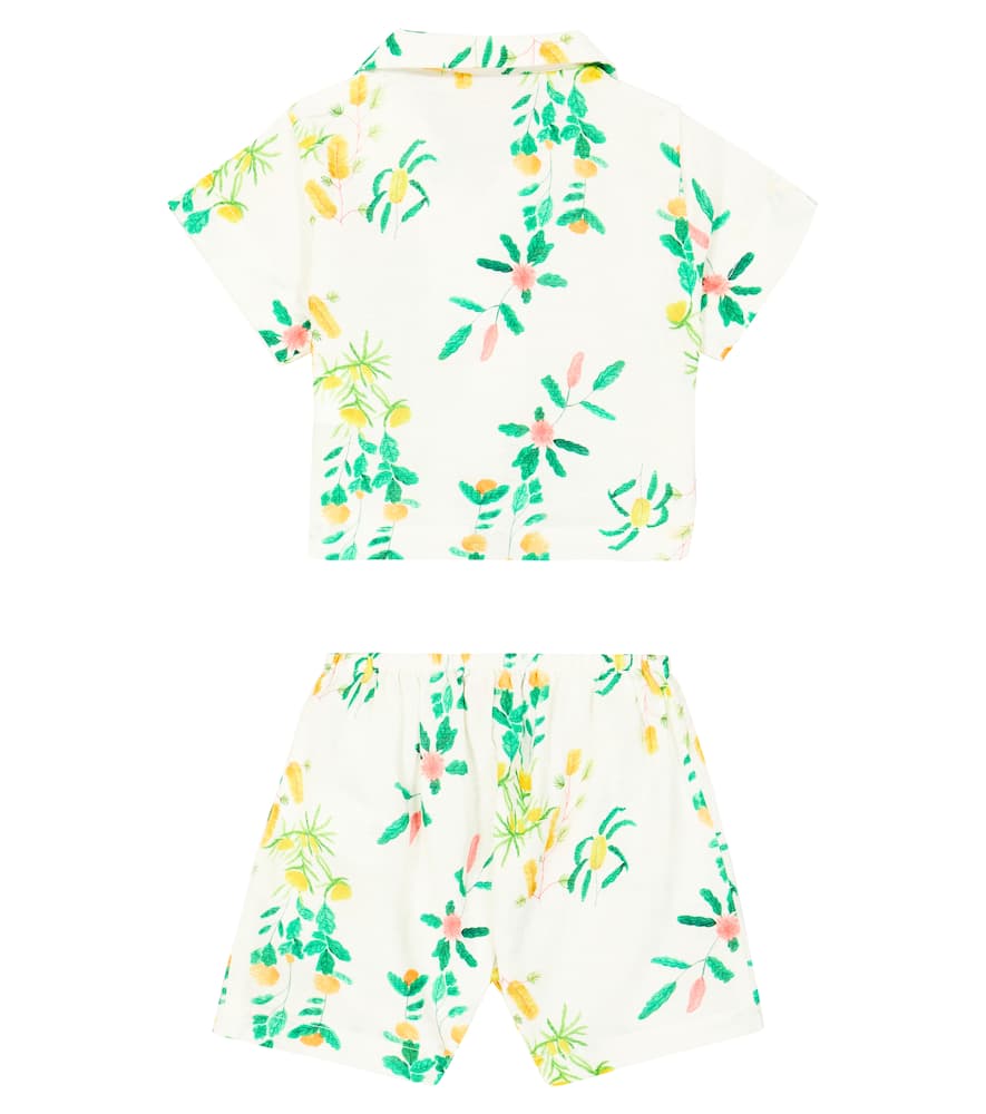 The Animals Observatory Baby Magpie shirt and shorts set