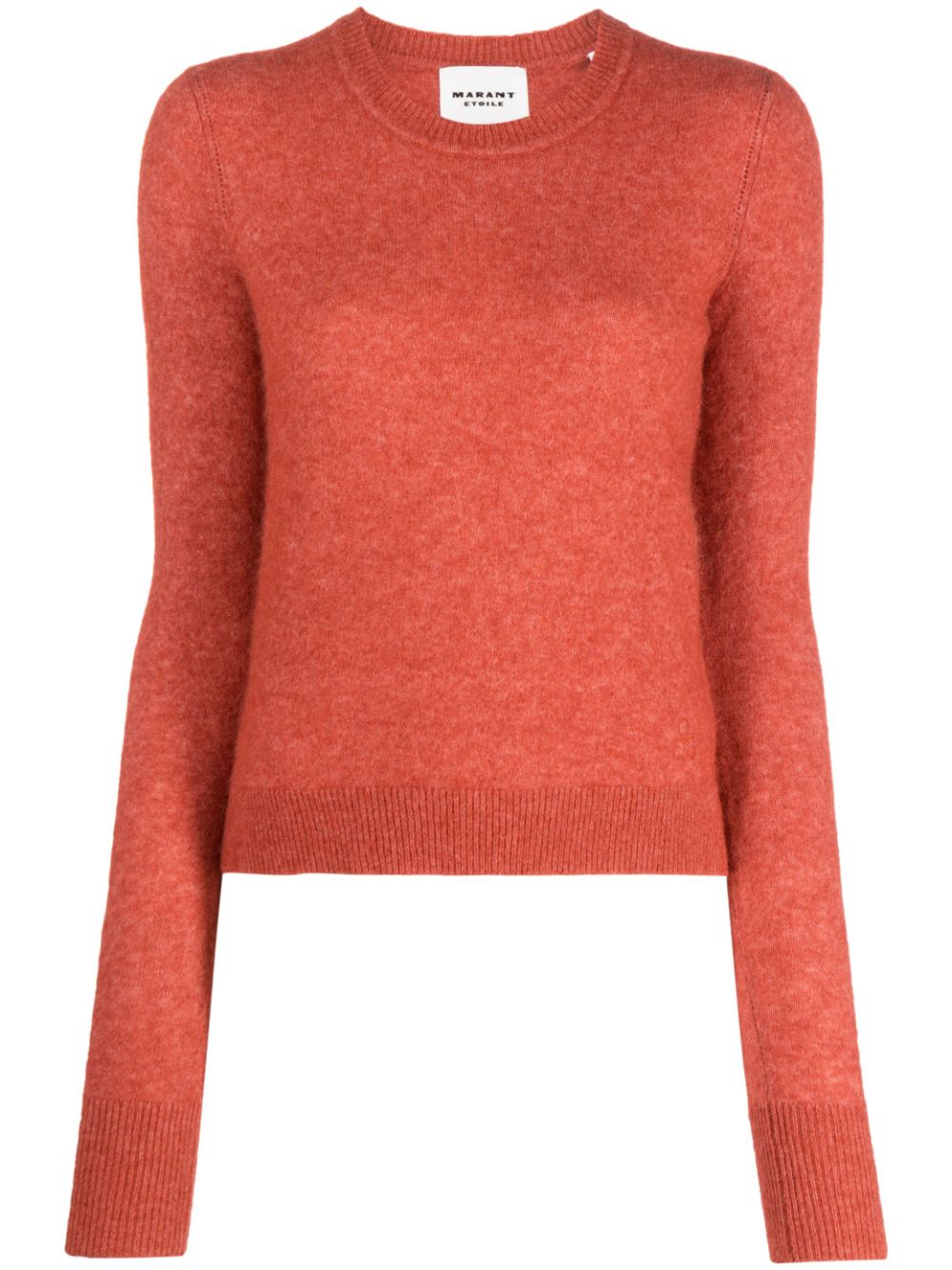 Crew-neck knitted jumper - Pink