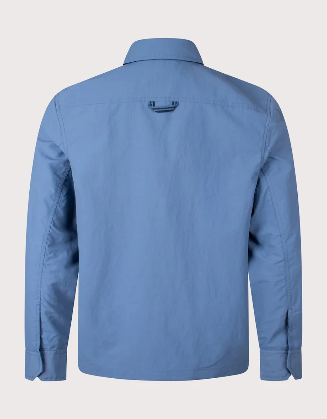 Men's Fred Perry M2402 Ripstop Pocket Overshirt - Ace Blue - : 38/Regular