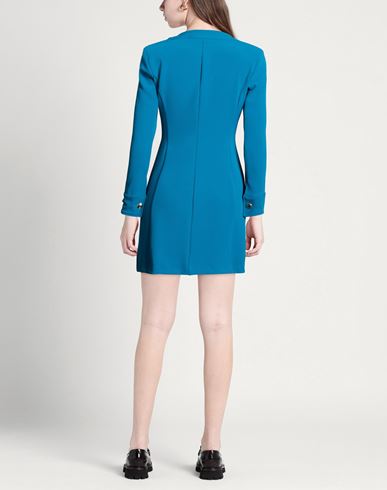 Woman Mini dress Azure Size 4 Polyester, Elastane