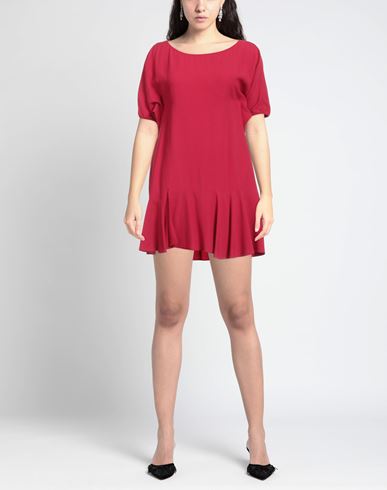 Woman Short dress Brick red