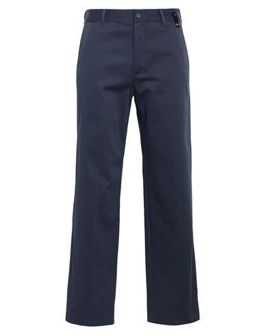 Man Pants Navy Size 32 Cotton, Elastane