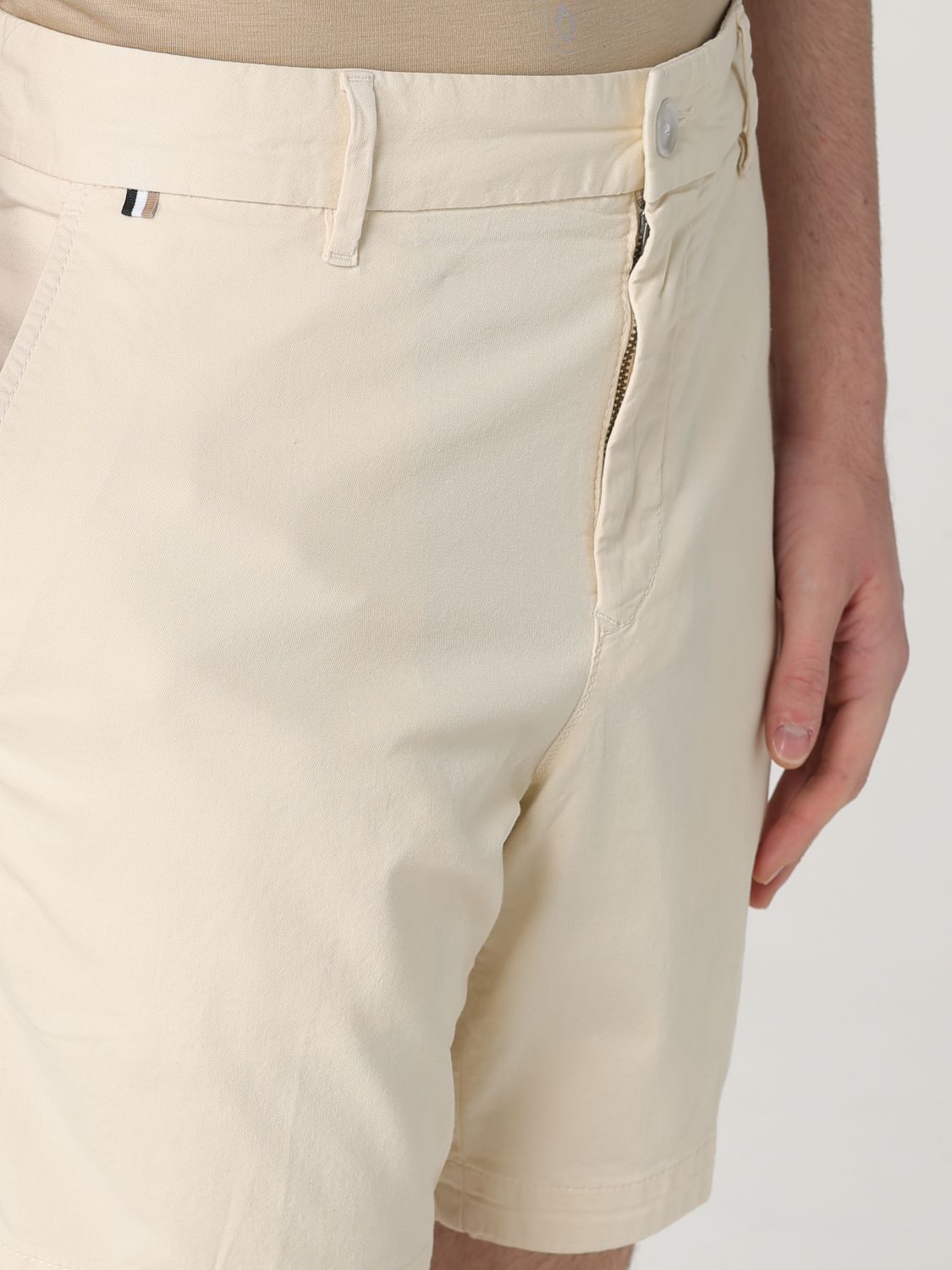 Short BOSS Men color Yellow Cream