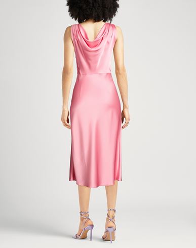 Woman Midi dress Pink Size 2 Acetate, Viscose, Elastane