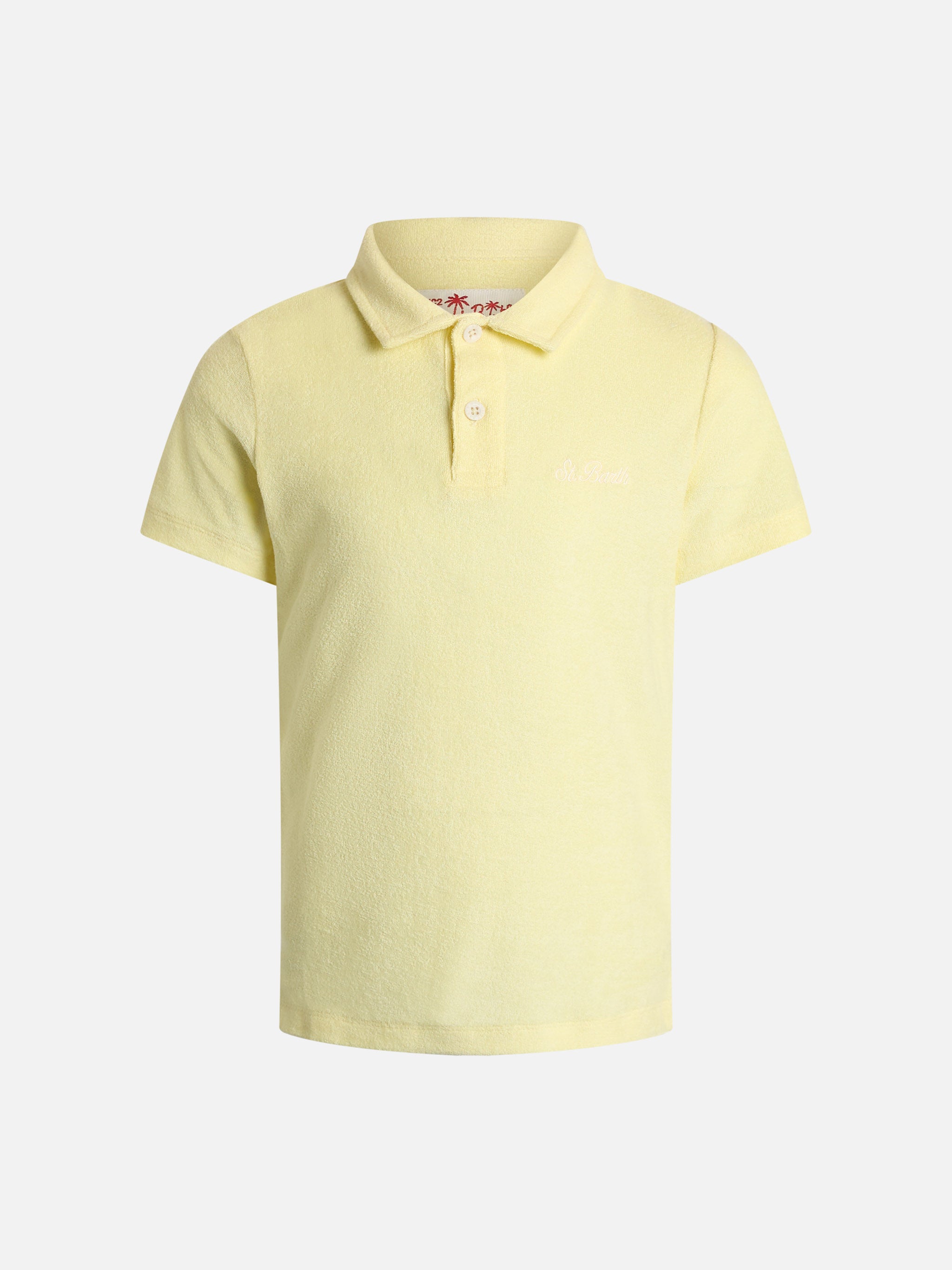 Boy Pale Yellow Terry Polo Shirt Jeremy Jr __single__