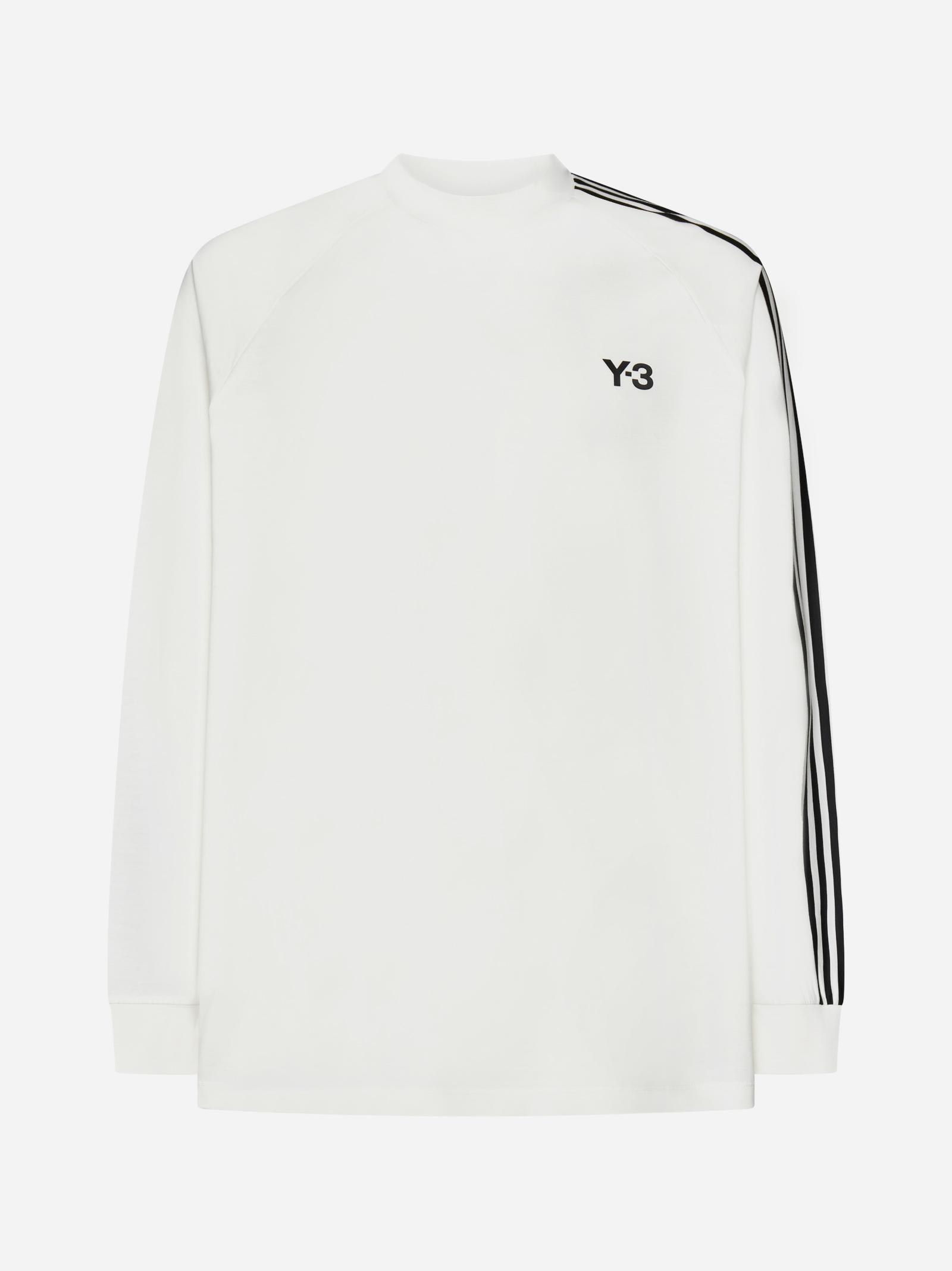 Long-sleeved cotton T-shirt - White