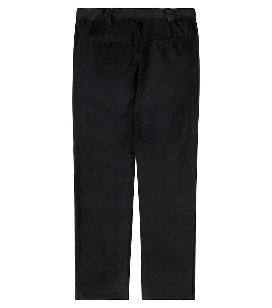 Elio cotton velvet straight pants