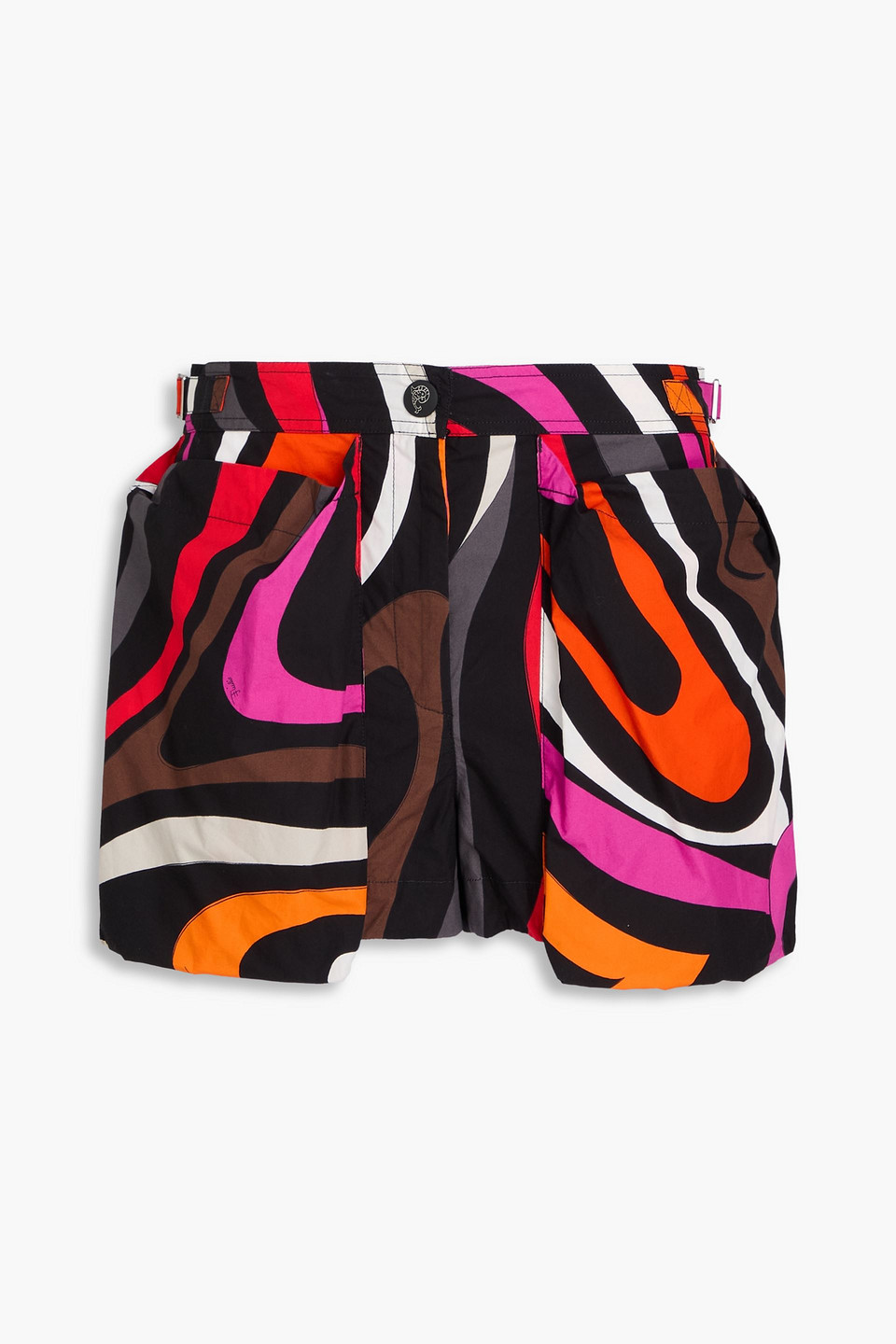 Printed cotton shorts - Black - IT 38