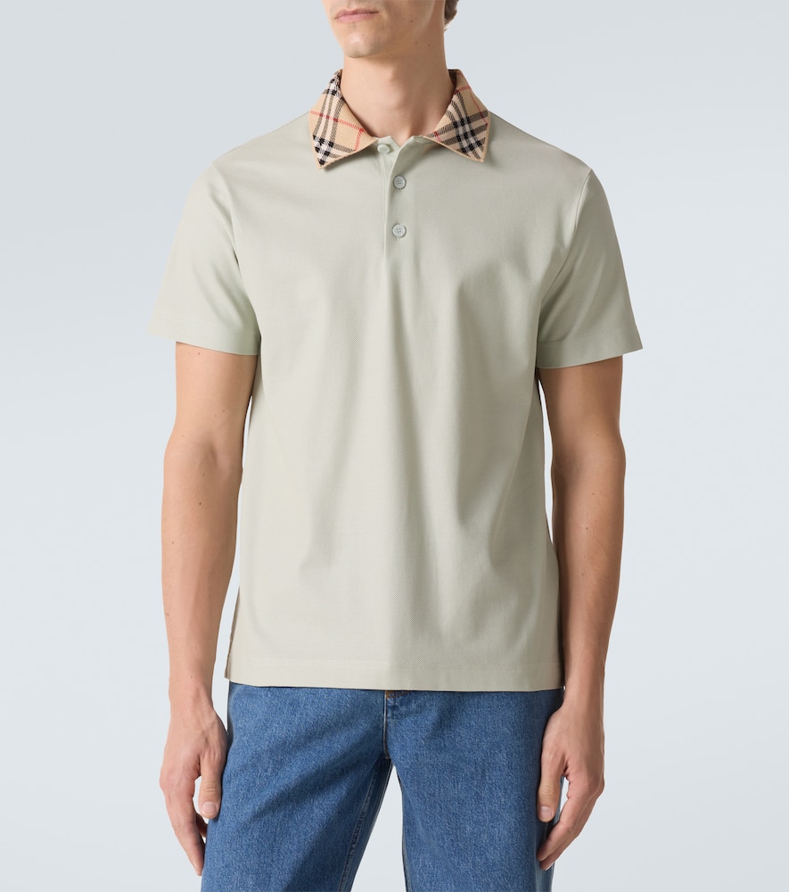Cotton piqué polo shirt