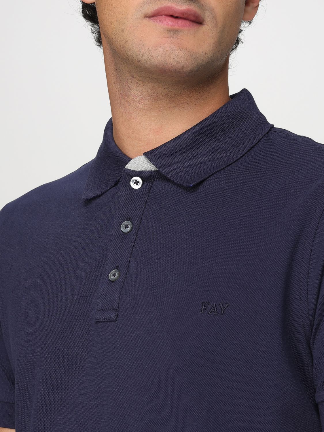 Polo Shirt Men color Blue