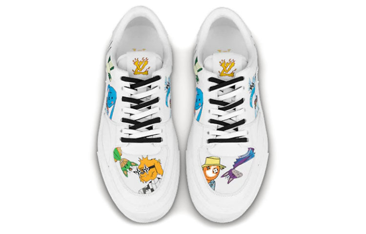 Ollie Sneakers 'White with Drawings'
