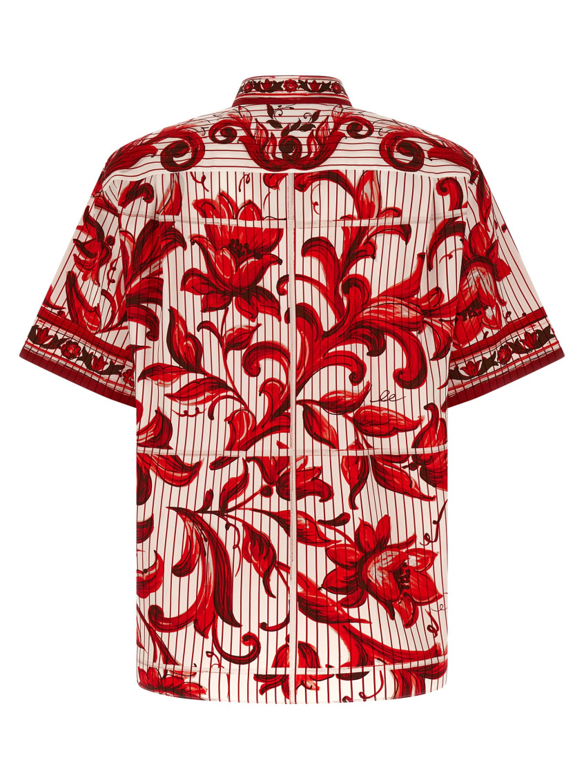 Red Regular Printed Shirt