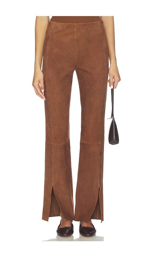 Theory Slit Pant in Brown. 0. Also , 10, 2, 4